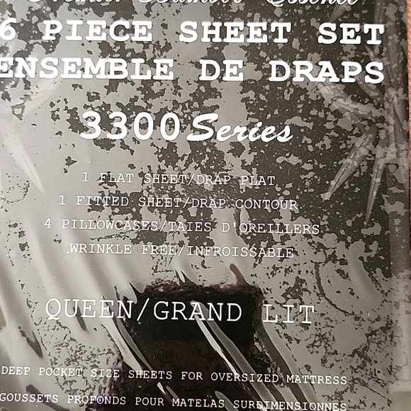 Queen Bamboo Essence Printed Sheet Sets – 6 pcs - Picture 5 of 6